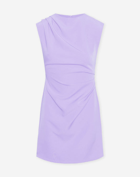 SOFIA RUCHED DRESS LILA