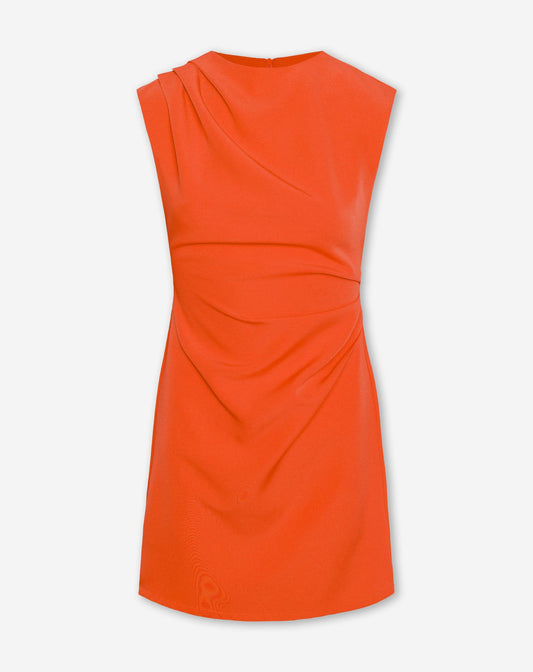 SOFIA RUCHED DRESS ORANJE 