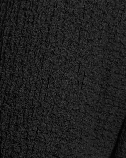 STRUCTURE STRAIGHT LEG PANTS ZWART