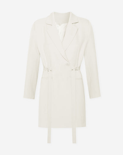 CAMILLE BLAZER DRESS CRÈME