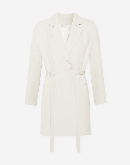 CAMILLE BLAZER DRESS CRÈME