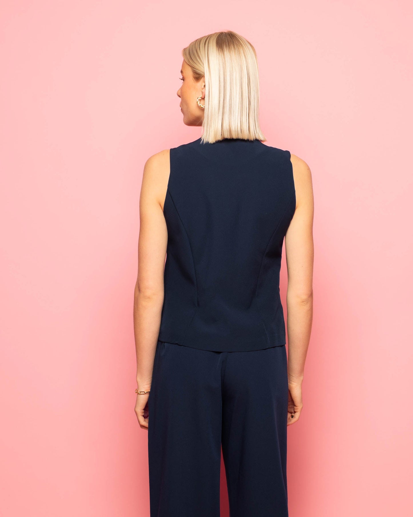 MOLLY GILET MARINEBLAUW