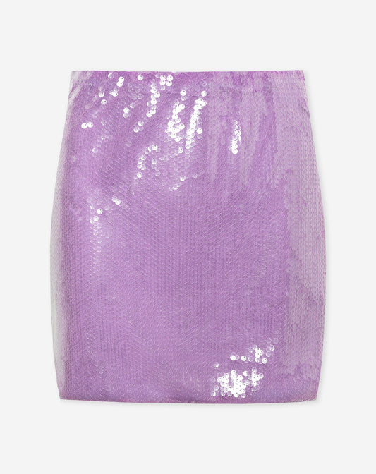 MAUD SEQUINS SKIRT LILA
