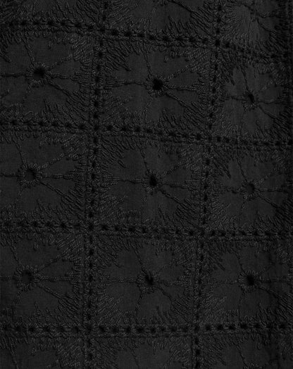 LOREEN BRODERIE CAMI ZWART