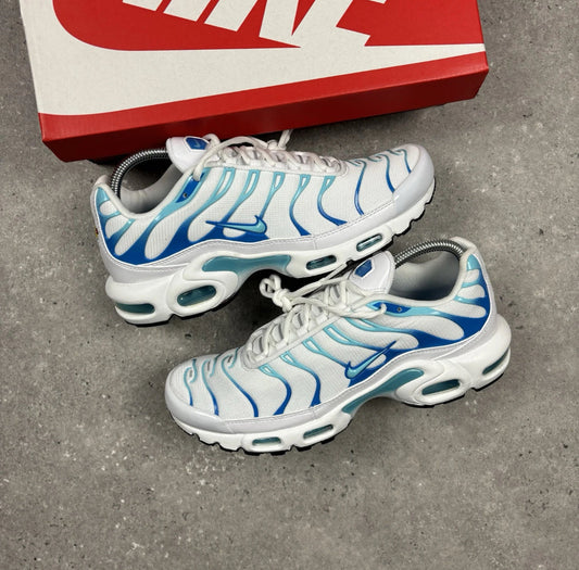 Nike Air Max Plus TN Weiß / Polarisiertes Blau