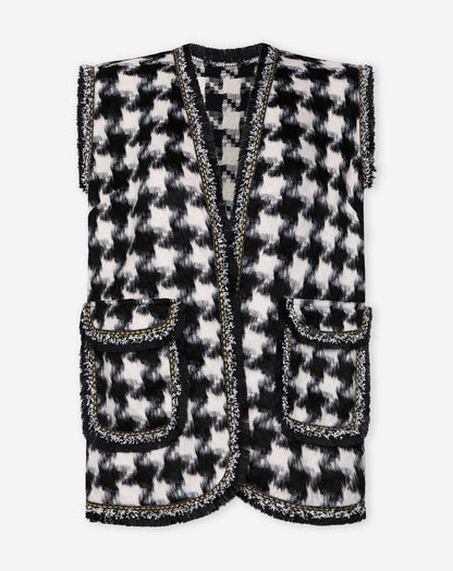 PIED DE POULE GILET