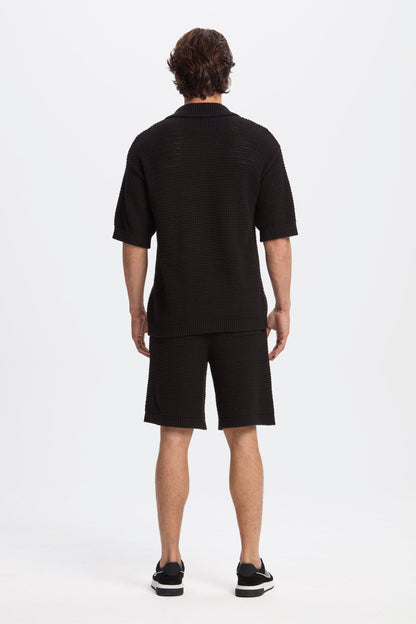DAS MATESE CROCHET SS SHIRT