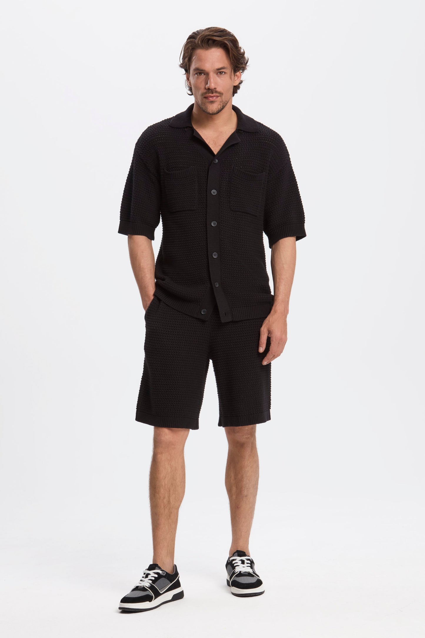 DAS MATESE CROCHET SS SHIRT