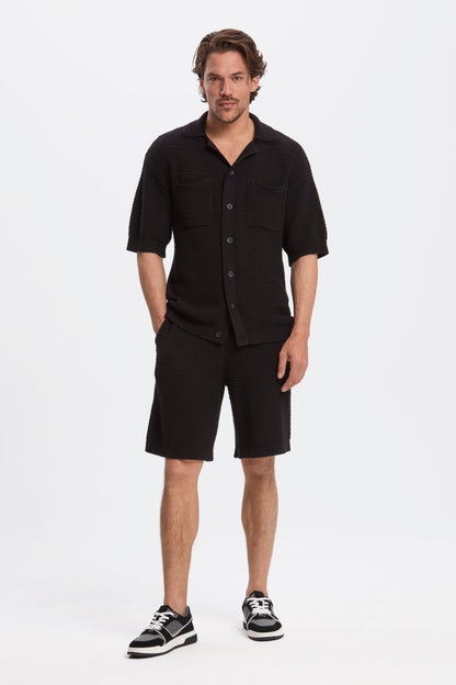 DAS MATESE CROCHET SS SHIRT