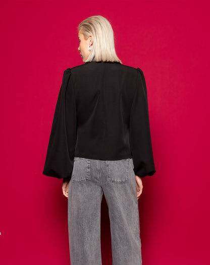 NOE WRAP BLAZER ZWART