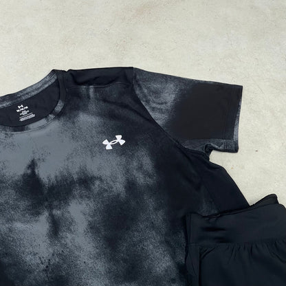 Under Armour Shorts Set Schwarz Reflektierend 