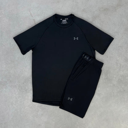 Under Armour Shorts Set Schwarz