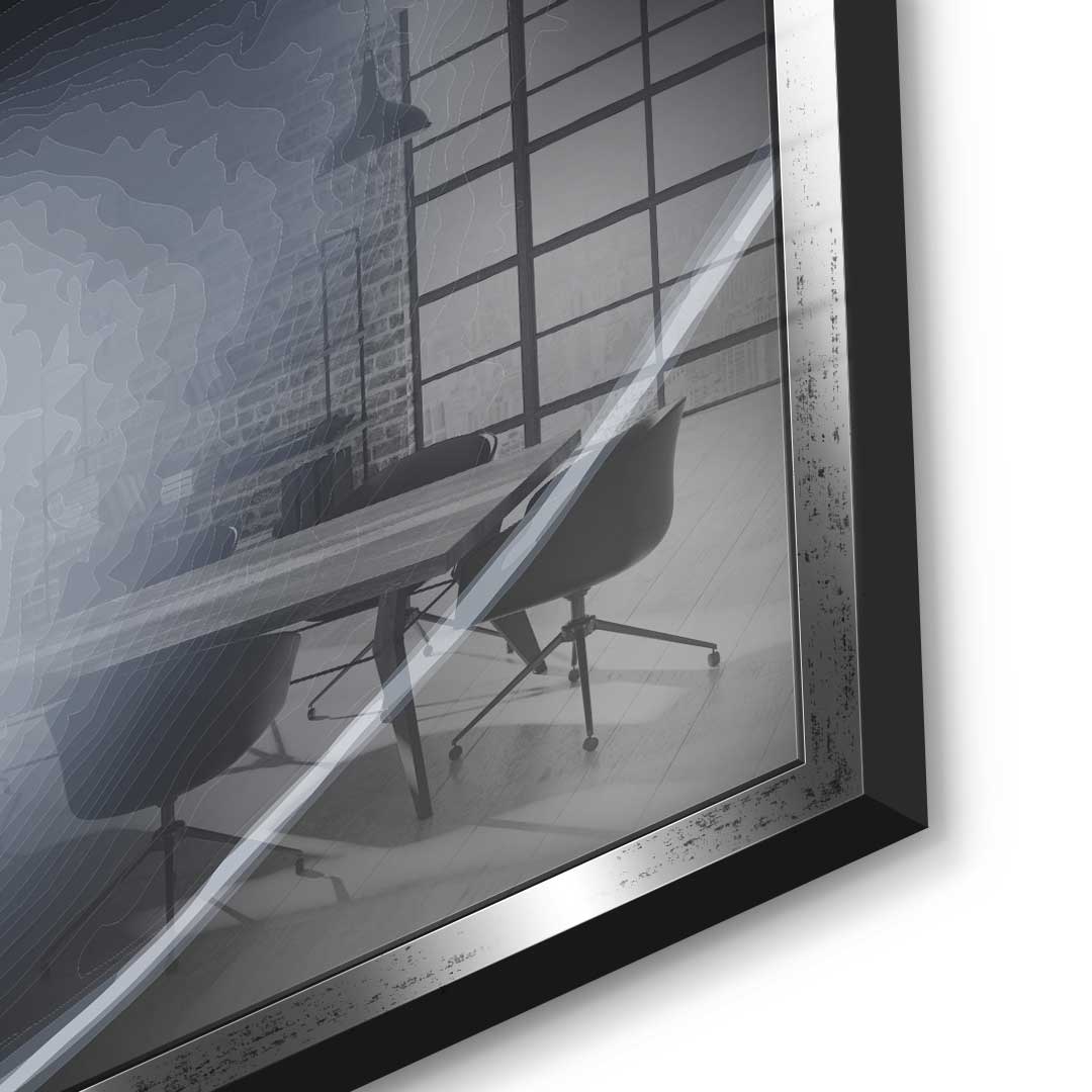 Bitcoin girl - acrylic glass