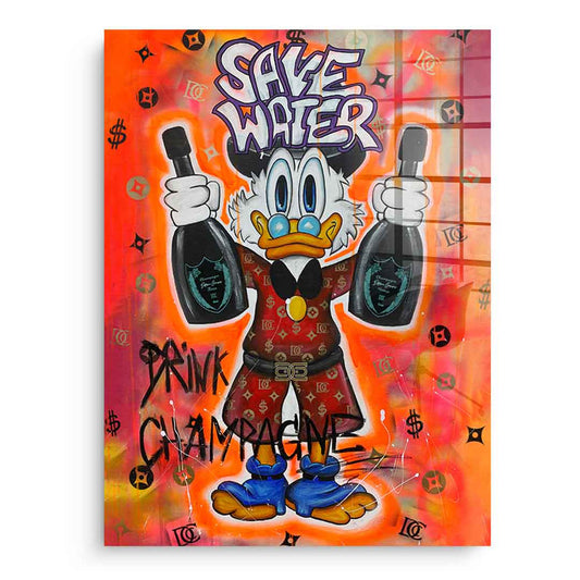 Wasser sparen -<tc> Acrylglaskunst</tc>