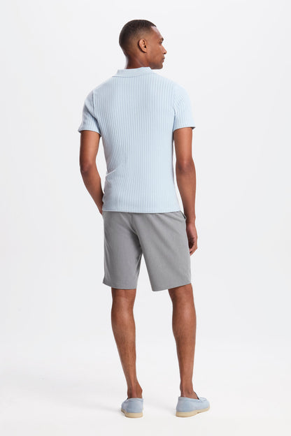 DAS ALONSO KURZARM-POLOSHIRT