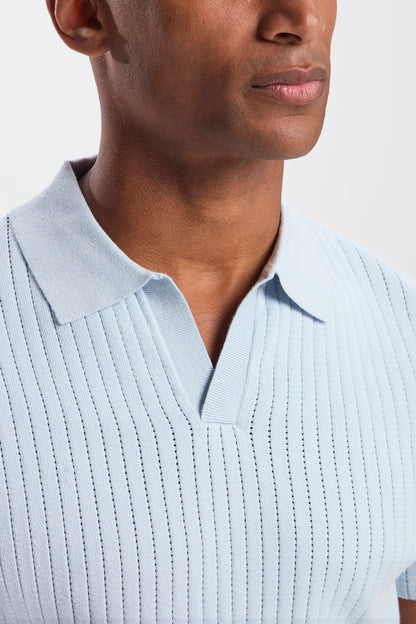 DAS ALONSO KURZARM-POLOSHIRT