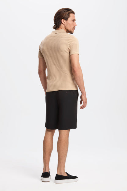 DAS ALONSO KURZARM-POLOSHIRT