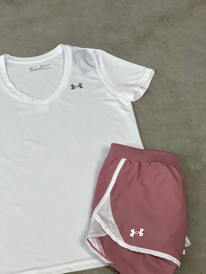 Under Armour Shorts Set Rosa Damen 