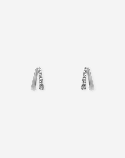 SMALL TWIN TEARDROP EARRINGS