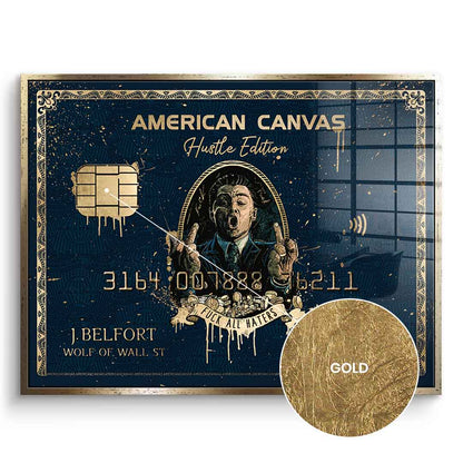 Royal American Leinwand - Blattgold