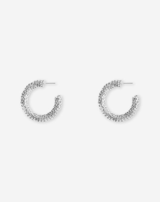 DIAMOND HOOP EARRINGS