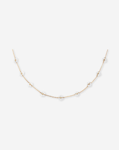 SMALL FLOWER BEADS NECKLACE
