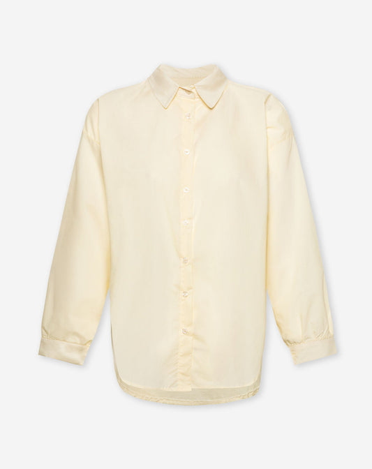 POPLIN LACE UP BLOUSE BOTERGEEL