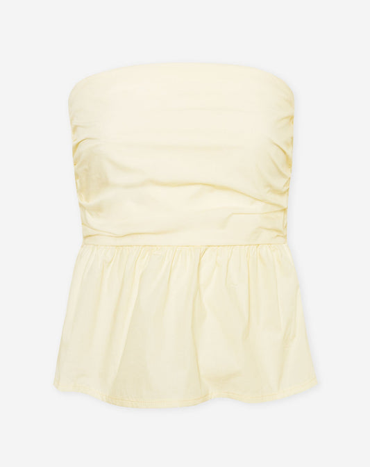 LOTTIE PEPLUM TOP BOTERGEEL