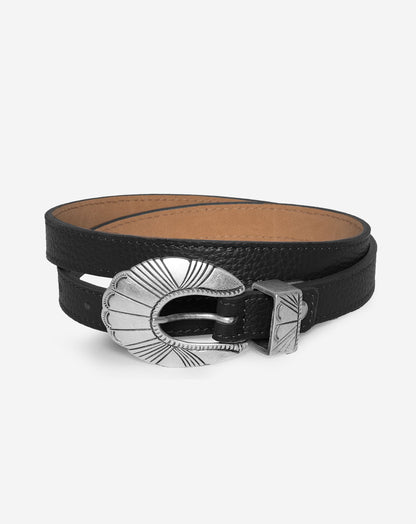 BILLIE WESTERN BELT ZWART