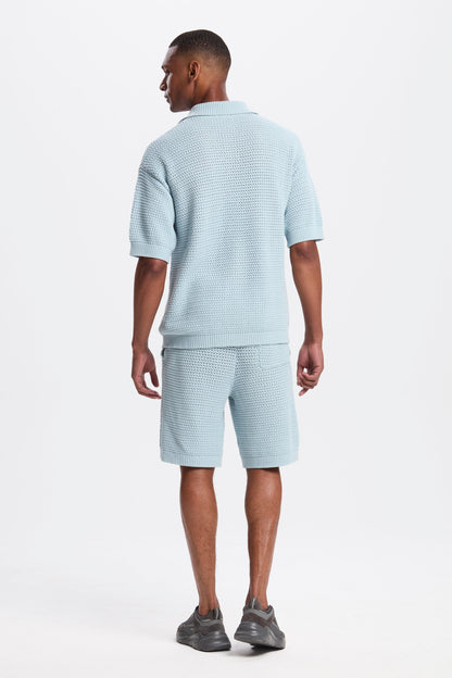 DAS MATESE CROCHET SS SHIRT