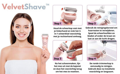 VelvetShave™ | Voor een Zijdezachte en Irritatievrije Huid