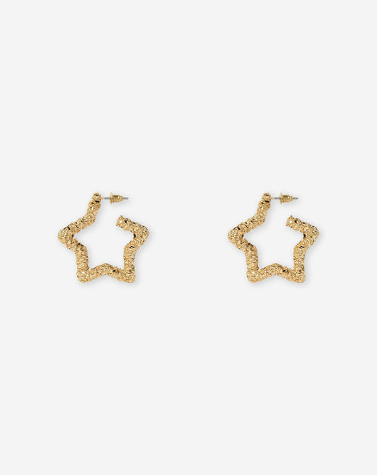 STRUCTURE STAR EARRINGS