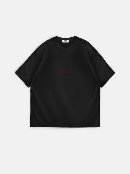 Oversize Paradigm T-Shirt - Schwarz und Rot