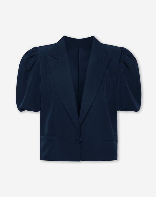 LIZZY PUFF SLEEVE BLAZER MARINEBLAUW