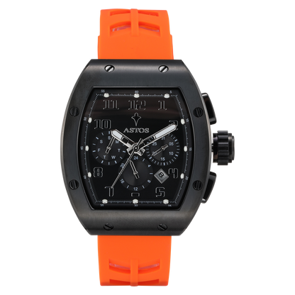 Millionaire 2.0 Black - Orange Strap | 1 + 1 Gratis