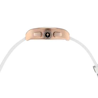 Millionaire 2.0 Rose Gold - White Strap | 1 + 1 Gratis