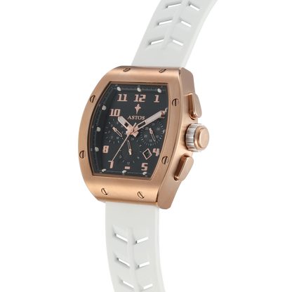 Millionaire 2.0 Rose Gold - White Strap | 1 + 1 Gratis