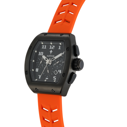 Millionaire 2.0 Black - Orange Strap | 1 + 1 Gratis