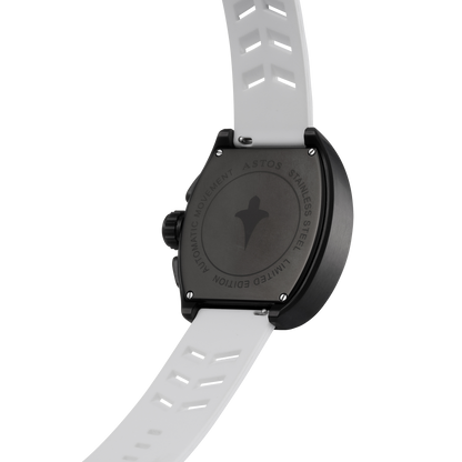 Millionaire 2.0 Black - White Strap | 1 + 1 Gratis