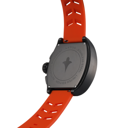 Millionaire 2.0 Black - Orange Strap | 1 + 1 Gratis