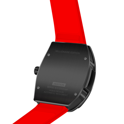 Millionaire Black Red Strap | 1 + 1 Gratis