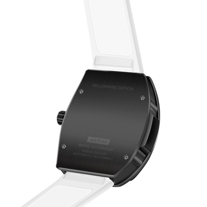 Millionaire Black White Strap | 1 + 1 Gratis