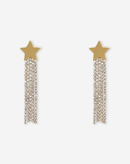 STAR DIAMOND DROP EARRINGS
