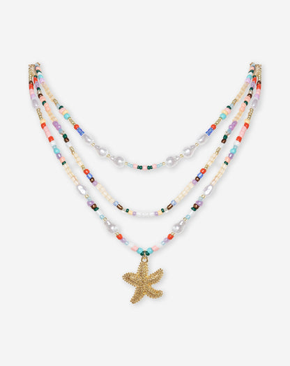 STARFISH BEADS NECKLACE