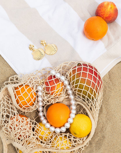 CHUNKY PEARL NECKLACE 