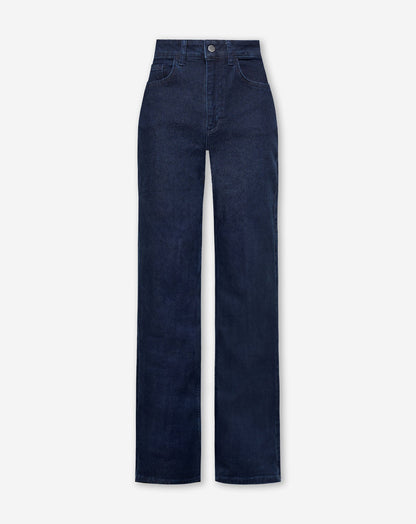BOOTCUT JEANS DONKERBLAUW