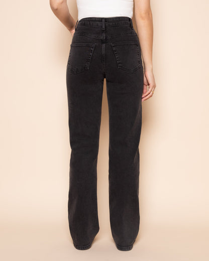 BOOTCUT JEANS GRIJS