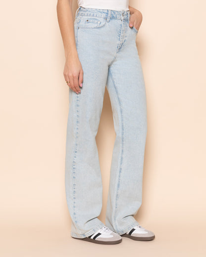 BOOTCUT JEANS LICHTBLAUW