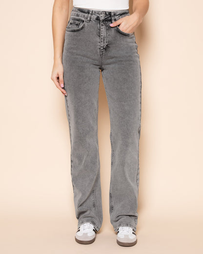 BOOTCUT JEANS LICHTGRIJS