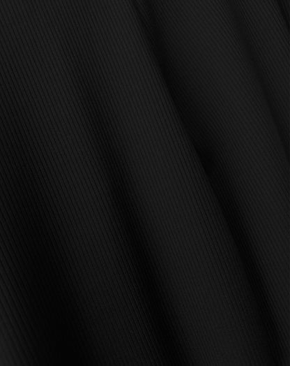 SOFT RIB LEGGING ZWART